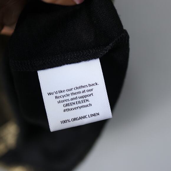 Eileen Fisher Tank Top Plus 3X Gold Organic Linen - Picture 3 of 8